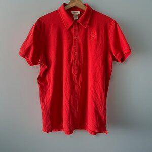 Diesel Women’s Polo Shirt Short Sleeve Sz XL Cotton Grunge Preppy European